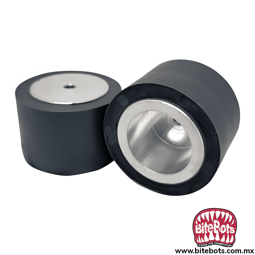 Llantas Bitebots Negras 30x20mm - El Par